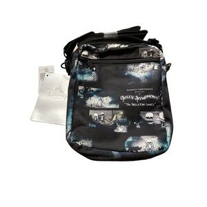 Disney The Skeleton Dance Black Crossbody Bag